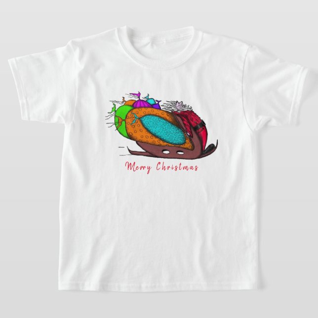 Kids T-Shirt Merry Christmas (Laydown)