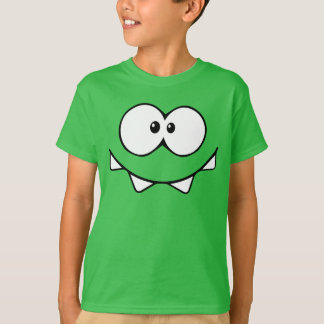 Kids T-Shirt Om Nom Ansikte