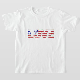 Kids T-Shirt Patriotic Kärlek