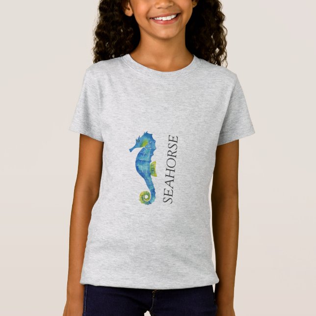 Kids T-Shirt - Seahorse (Framsida)