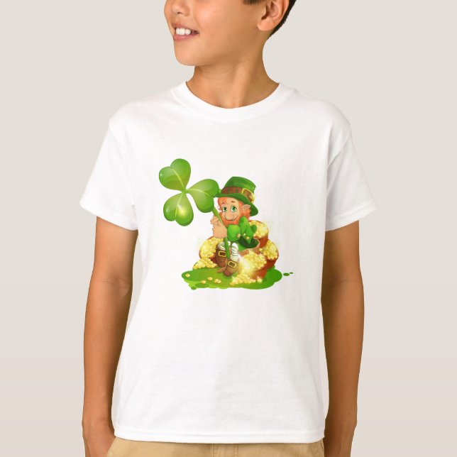 Kids T-Shirt-St. Patrick's Day T Shirt (Framsida)