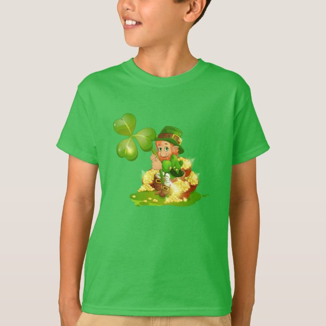 Kids T-Shirt-St. Patrick's Day Tröja (Framsida)