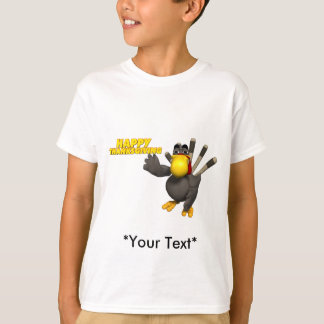 Kids T-Shirt - Thanksgivingen Turkiet Hälsning