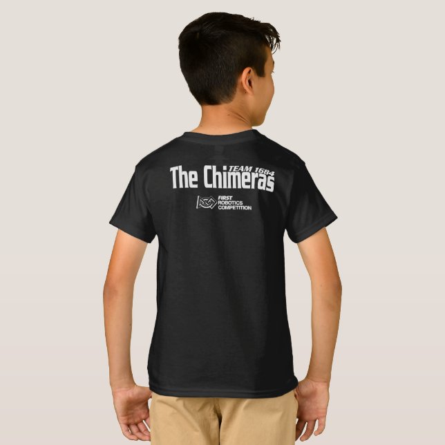 Kids Team Fläkt Shirt T Shirt (Hel baksida)