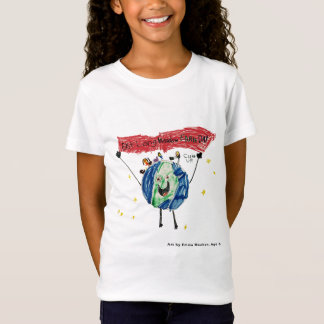 Kids Tee (flickor), öster Longmeadow Earth Day