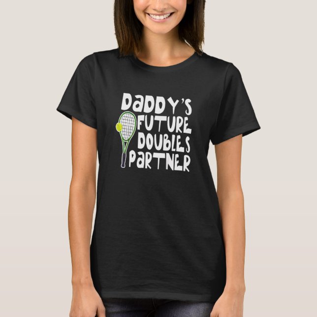 Kids Tennis Pappor Buddy Pappor Future Dubblas T Shirt (Framsida)