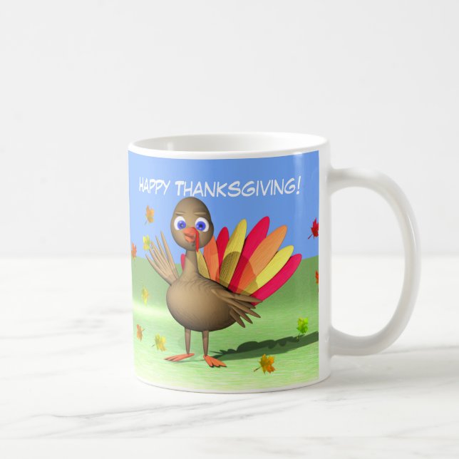 Kids Thanksgiving Baby Turkiet Mugg (Höger)