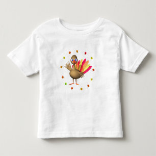 Kids Thanksgiving Baby Turkiet Tee Shirt