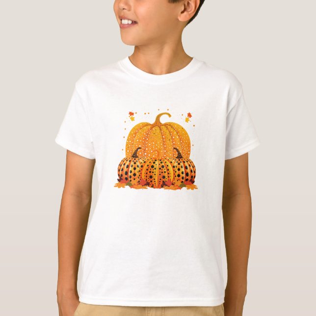 Kids Thanksgiving Pumpkin Shirt T (Framsida)
