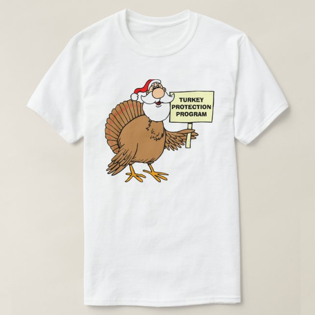 Kids Thanksgiving skämtar Turkiet Gömmande skydd Tee (Design framsida)