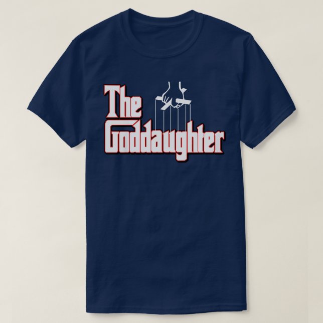 Kids the Goddottern Funny Godchild T Shirt (Design framsida)