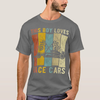 Kids This Boy Loves Race s Boys Racing s T Shirt