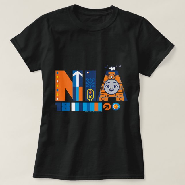 Kids Thomas & Friends - Nia Premium T Shirt (Design framsida)