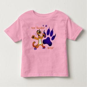 Kids Tiger Tracks Artsy T Shirt