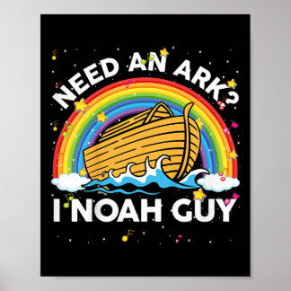 Kids Toddler Kid Need Ark I Noah Guy Christian Eas Poster