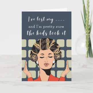 Kids tog det - roligt Mor-dagskort Kort