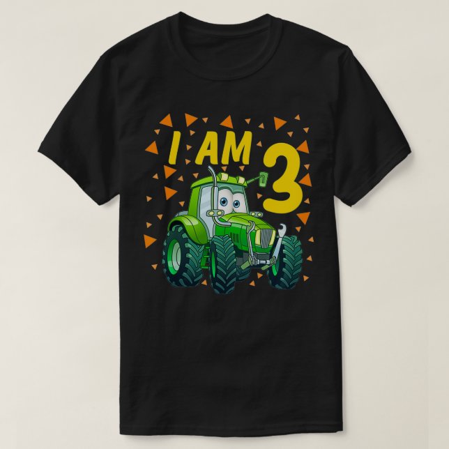 Kids Tractor 3 år 1993 T Shirt (Design framsida)