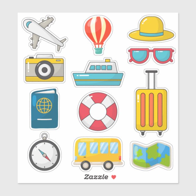 Kids Travel Klistermärken (Ark)