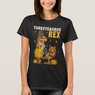 Kids Turkeysaurus Rex Dab Turkiet Dino Småbarn Boy T Shirt