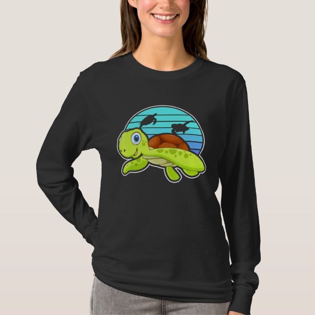 Kids Turtle T Shirt (Framsida)