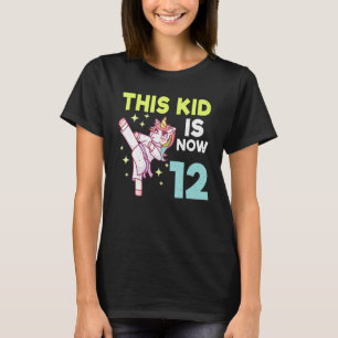 Kids Unicorn Karate Birth 12 Karate T Shirt