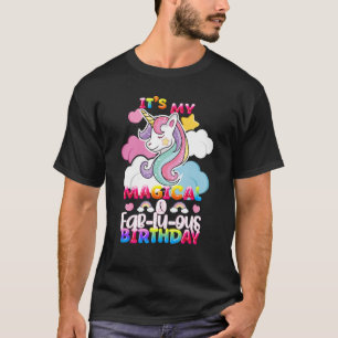 Kids Unicorn Magic Birthday Princess Party Adven T Shirt