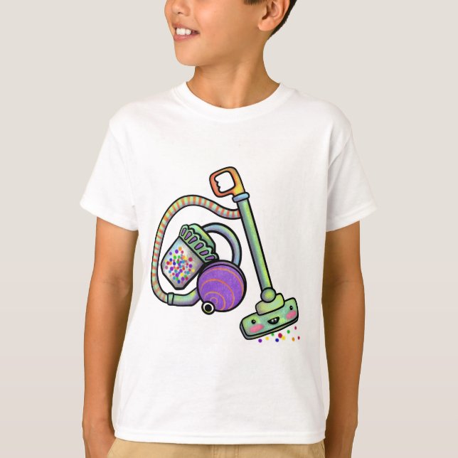 Kids Vacuum T-shirt (Framsida)
