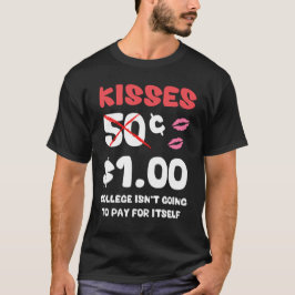 Kids Valentines day Shirt for Boys Funny Kisses on T Shirt
