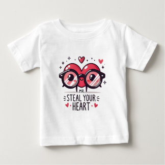 Kids Valentines day Shirt, mr Steal Your Heart T Shirt