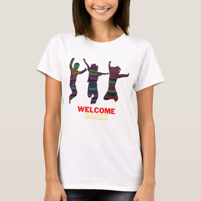 Kids Välkommen Back to school T-Shirt (Framsida)