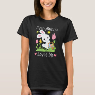 Kids Varje Bunny Kärlek Me Funny Påsk Pun Quote B T Shirt