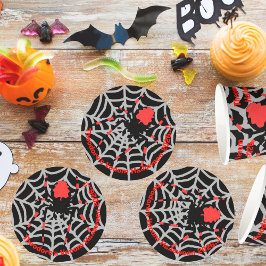Kids Venom Halloween fest Underlägg Papper Rund