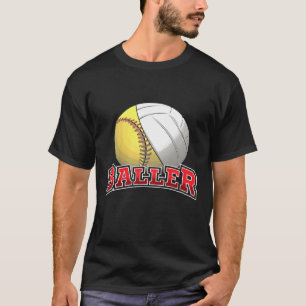 Kids Volleyball Softball Cute Youth Coola Girl T Shirt