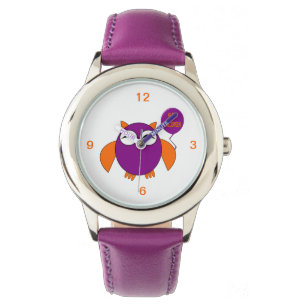 Kids Watch i happy halloween Uggla med siffror Armbandsur