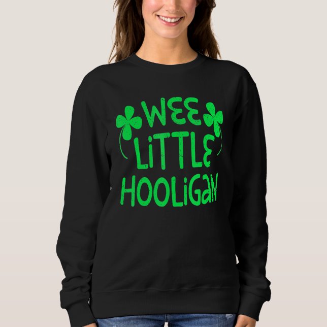 Kids WeLittle Hooligan Saint patrick Day T Shirt (Framsida)
