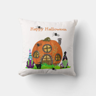 Kids Whimsical Gnomes Halloween Kudde