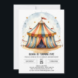 Kids' Whimsival Circus Birthday Inbjudningar<br><div class="desc">Gå med oss för en " Kids' Whimsical Festival Circus Birthday" i firande, fylld med skratt, roligt och viskartade underverk! Denna inbjudan utlovar en dag av glädje och upphetsning under den stora toppen, där barnens fantasi kan frodas och drömmar kan stämma komen. Bild är en livlig cirkusatmosfär som buskar med...</div>