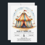 Kids' Whimsival Circus Birthday Inbjudningar<br><div class="desc">Gå med oss för en " Kids' Whimsical Festival Circus Birthday" i firande, fylld med skratt, roligt och viskartade underverk! Denna inbjudan utlovar en dag av glädje och upphetsning under den stora toppen, där barnens fantasi kan frodas och drömmar kan stämma komen. Bild är en livlig cirkusatmosfär som buskar med...</div>
