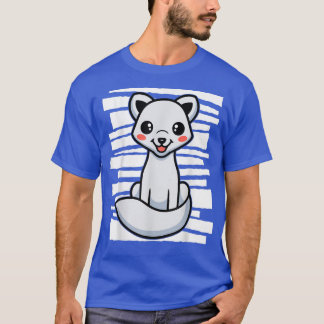 Kids White Arctic Fo T Shirt