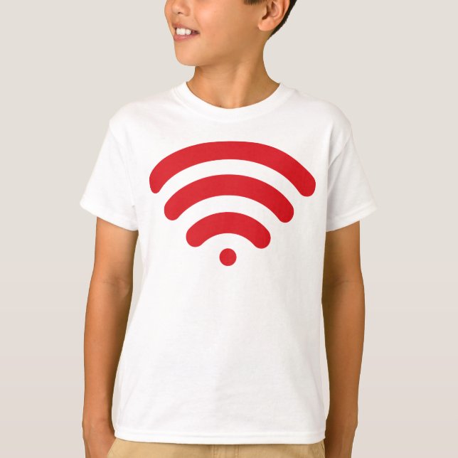 "Kids' WiFi Explorer Tee" T Shirt (Framsida)