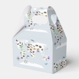 Kids World Map Animals Presentaskar