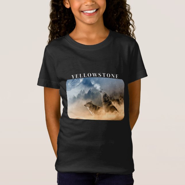Kids Yellowstone T-Shirt (Framsida)
