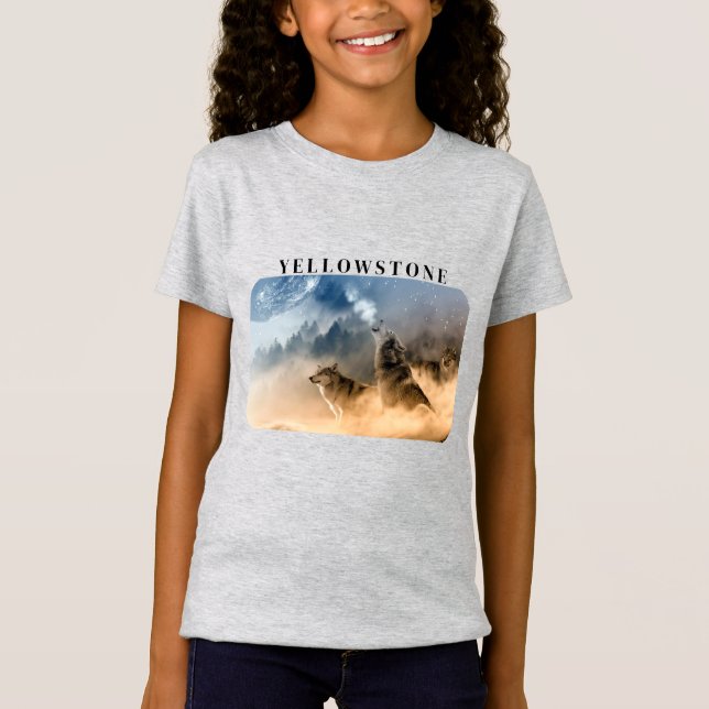 Kids Yellowstone T-Shirt (Framsida)