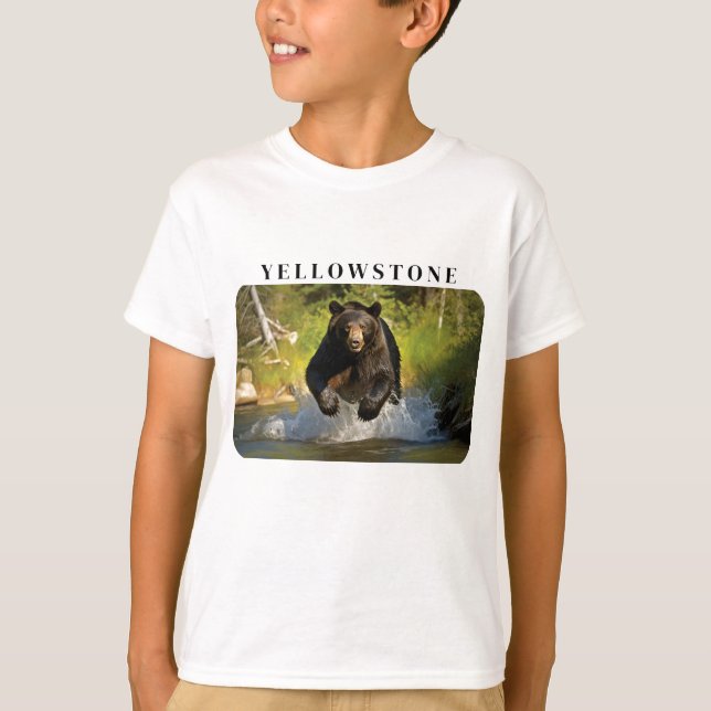 Kids Yellowstone T-Shirt (Framsida)
