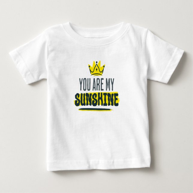 Kids "You Are My Sunshine" T-Shirt | Toddler Sun G (Framsida)