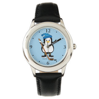 Kids Youth Hockey Penguin Player Armbandsur