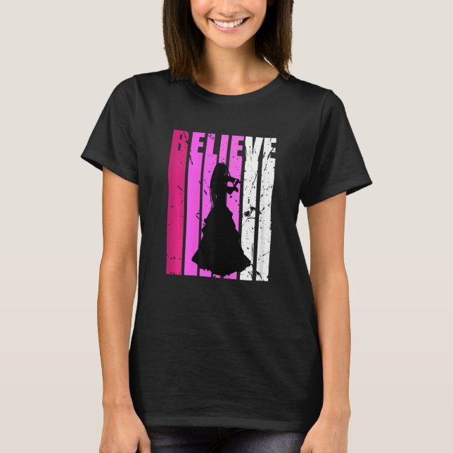 Kids Youth Violin Player Life Pink Inspiring Loves T Shirt (Framsida)