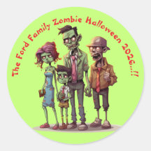 Kids Zombie Family Halloween fest