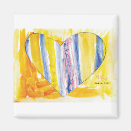 KidsArt för CHOC - Big Heart Magnet