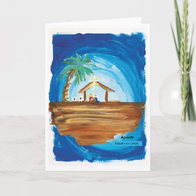 KidsArt för CHOC - Fred på jorden-kort Kort (Framsida)